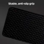 HyperX Wrist Rest - Mouse 228mm x 88mm – COOL GEL-INFUSED MEMORY FOAM – ANTI-FRAY STITCHING – ANTI-SLIP GRIP -  Black - Image 5