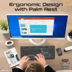 PROMATE PROCOMBO-14 ERGONOMIC WIRELESS BLACK COMBO - Image 5