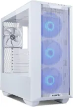 LIAN LI LANCOOL III 3R-X White E-ATX Mid Tower, 4×140mm ARGB Fans, Mesh Panels, Hinged Glass, 12-Drive Support, 420mm Radiator, USB-C, Advanced Cable Management - Image 2