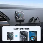 UGREEN Bluetooth 5.4 Aux Car Adapter With Enhanced Connection, Noise Cancellation, Nylon Braided Cable, Plug & Play For Hands-Free Calls, Stereo Audio, Dual Device Pairing - Image 7