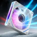 AsiaHorse AMICI GT ARGB 120mm PWM Fan 1-Pack – Forward White, Infinity Mirror, 24 ARGB LEDs, 1800RPM, 68.5CFM, 2.0mmH2O, HDB Bearing, Low Noise 30dB, Sync-Compatible - Image 2