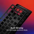 HyperX Alloy Origins PBT - Mechanical Gaming Keyboard, PBT Keycaps, RGB lighting, Compact, Aluminum Body, Customizable with HyperX NGENUITY, Onboard Memory - HyperX Tactile Aqua Switch - Image 9
