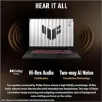 ASUS TUF Gaming A18 FA808UM -- AMD Ryzen 7 260 | 16GB DDR5 RAM , 1TB PCIe 4.0 SSD | RTX 5060 ( 8GB) | 18-inch WUXGA 144Hz Display | Backlit Chiclet Keyboard 1-Zone RGB | Windows 11 Home | JAEGER GRAY  - Image 5