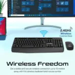 PROMATE PROCOMBO-14 ERGONOMIC WIRELESS BLACK COMBO - Image 6