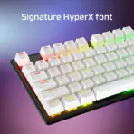 HyperX PBT Keycaps – Full Key Set, Double Shot PBT Material, English (US)/(RUSSIAN) Layout, 104 Keys – Black - Image 6