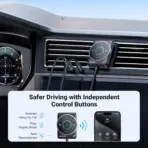 UGREEN Bluetooth 5.4 Aux Car Adapter With Enhanced Connection, Noise Cancellation, Nylon Braided Cable, Plug & Play For Hands-Free Calls, Stereo Audio, Dual Device Pairing - Image 5