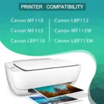 Toner Cartridge Replacement -  Compatible with HP CF217A  & Canon CRG047 CRG-047 with Chip - Black  - Image 2