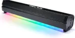 Kisonli LED-802 RGB Speaker: Dual 5W Output, 1500mAh Battery, RGB Lights, 3-5 Hours Playtime, Bass Horn, Bluetooth Connectivity, Ideal for Music and Entertainment. - Image 3