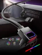 ASIAHORSE Hydrus 16-Pin ARGB GPU B Extension Cable – 700mm, 18AWG, 12V, 30A, 450W Rated Power, Premium PVC Build, Black, Addressable RGB Lighting - Image 2