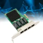 4 Port 1Gb PCIe Network Card, 4 Port 1 Gigabit Ethernet Interface Adapter, with Realtek RTL8111H, Support NAS/PC, 1G NIC Compliant Windows/Linux/MAC OS - Image 5