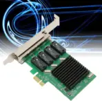 4 Port 1Gb PCIe Network Card, 4 Port 1 Gigabit Ethernet Interface Adapter, with Realtek RTL8111H, Support NAS/PC, 1G NIC Compliant Windows/Linux/MAC OS - Image 6