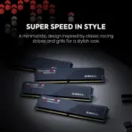 G.Skill Ripjaws S5 Intel XMP 32GB (2 * 16GB) DDR5 6000 MHz CL36-36-36-96 1.35V Desktop Memory RAM , Windows, Matte Black | F5-6000J3636F16GX2-RS5K - Image 3