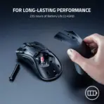 Razer DeathAdder V2 X HyperSpeed - Ultra Fast Wireless - 7 Programmable Buttons - Gen 2 Mechanical Switches - 5G 14K DPI Optical Sensor - Image 5