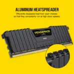 CORSAIR Vengeance LPX  32GB Single Module 288-Pin PC RAM DDR4 3200 MHz (PC4 25600) 1.35V , CAS Latency 16 , Desktop Memory Model | BLACK CMK128GX4M4E3200C16 - Image 3