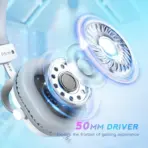 FIFINE AmpliGame H9 Gaming Headset White – 7.1 Surround Sound, 3.5mm + USB Dual Connectors, Detachable Mic, Noise Canceling, Over-Ear Comfort, PC/PS5/Xbox/Switch - Image 7