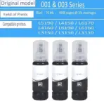 Ink Refill for 001/003 for Epson L3200, L3210, L3211, L3215,L3216,L3250,L3252 - 70 ml Black Ink Bottle - One Bottle - Image 3