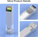 10GBase-SR SFP+ Transceiver, 850nm MMF, up to 300 Meters, Compatible with Cisco SFP-10G-SR, Meraki MA-SFP-10GB-SR, Ubiquiti UniFi UF-MM-10G, D-Link, Mikrotik, Netgear, TP-Link ... 1Pcs - Image 5