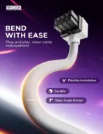 ASIAHORSE Hydrus 8-Pin ARGB CPU Extension Cable – 30cm White, 18AWG Wire, RGB Lighting, 12V, 25A Current, 300W Power Rating, Premium PVC Build for Clean Aesthetics - Image 4