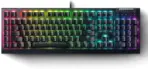 Razer BlackWidow V4 X Gaming Keyboard Razer Green Mechanical Switches Clicky Full Size RGB Backlight 6 Macro Keys Media Roller Aluminum Top Case Durable Keycaps - Image 8