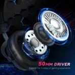 FIFINE AmpliGame H9 Gaming Headset Black – 7.1 Surround Sound, 3.5mm + USB Dual Connectors, Detachable Mic, Noise Canceling, Over-Ear Comfort, PC/PS5/Xbox/Switch - Image 7