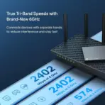 TP-Link AXE5400 Tri-Band WiFi 6E Router (Archer AXE75)- Gigabit Wireless Internet Router, ax Router for Gaming, VPN Router, OneMesh, WPA3 - Image 6