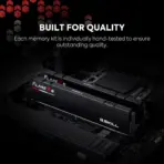 G.SKILL Flare X5 DDR5-5600 64GB RAM Kit (2x 32GB) AMD EXPO Series CL36 1.25V Desktop Computer Memory UDIMM ; AMD &  Intel Compatible  - Matte Black ~ F5-5600J3636D32GX2-FX5 - Image 2