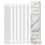 ASIAHORSE Snow Series PSU Cable Extension Kit – 16AWG Cotton Sleeved, 6-Pack, Double CPU Support, 300mm Length, PET Braided, Gold-Plated Terminals, White