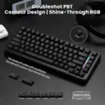 Attack Shark X82PRO HE Wireless Gaming Keyboard – Magnetic Switch, Black Contours, Rapid Trigger, Tri-Mode, Hot-Swap, RGB Backlight, 8000Hz Wired Polling - Image 9