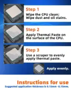 HM501 Performance Thermal Paste 1 gram , Silicone Grease: Boost Heat Transfer, Ensure Stable Temperatures, Non-Conductive & Durable for CPU/GPU/PC/PS4/Xbox/Processor | 1g 1pcs - Image 3