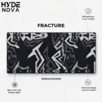 HYDE NOVA " FRACTURE " Extended Mousepad , 900mm x 400mm  , Medium-Rough Texture Upper Surface , Rugged Rubber Anti-slip Backing , 4mm Thickness - Image 2