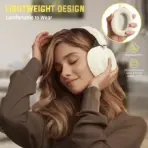 ATTACK SHARK G500 Ultra-Light Dual-Mode Gaming Headset With Bluetooth 5.3, 3.5mm Wired Connection, 210g Design, Hybrid Noise Cancelling, 40mm Drivers, Omnidirectional Mic | WHITE - Image 7