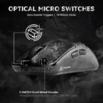 ATTACK SHARK R11 ULTRA Carbon Fiber Wireless Gaming Mouse With 49g Superlight Design, PAW3950MAX Sensor, Nordic 52840 MCU, 8000Hz Polling Rate, And Tri-Mode Connectivity | Forged Black - Image 8