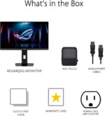 ASUS ROG Strix XG248QSG Ace 24.1 Inch FHD 610Hz OC 0.1ms Super TN Esports Gaming Monitor, ELMB 2, DisplayHDR 400, HDMI 2.1, DP 1.4 DSC, G-SYNC, FreeSync | BLACK  - Image 9