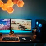 Logitech G640 Large Cloth Gaming Mouse Pad, 460x400mm, Optimized for Logitech G Sensors, Non-Slip Rubber Base, Smooth Tracking Surface, Durable & Portable Design - Image 7