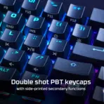 HyperX Alloy Origins 65 - Mechanical Gaming Keyboard – Compact 65% Form Factor - Linear Red Switch - Double Shot PBT Keycaps - RGB LED Backlit - NGENUITY Software Compatible | BLACK 4P5D6AX#ACB - Image 4