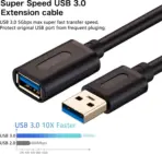 USB 3.0 Extension Cable 1.5 meters , USB 3.0 High Speed Extender Cord Type A Male to A Female for Playstation, Xbox, USB Flash Drive, Hard Drive, Card Reader,Scanner,Printer,Keyboard