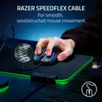 Razer Cobra Wired Gaming Mouse - Chroma RGB Lighting with Underglow - Speedflex Cable - Black - Image 10