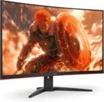 AOC 31.5-Inch Curved Gaming Monitor, FHD VA, 240Hz, 0.5ms MPRT, FreeSync Premium, 1500R, HDMI, DisplayPort, VGA, VESA | REFURB / 1 MONTH WARRANTY ~ C32G2ZE/BK  - Image 3