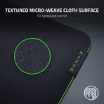 RAZER Gigantus V2 Medium Gaming Mousepad – 360x275mm, 3mm Thick, Textured Micro-Weave Cloth, Pixel-Precise Tracking, High-Density Foam & Anti-Slip Rubber Base - Image 2