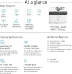 HP Color Laser MFP179fnw Wireless All in One Laser Printer with Mobile Printing & Built-in Ethernet, Works with Alexa (4ZB97A) - Image 6