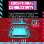 Cooler Master CryoFuze Ultra-High Performance Thermal Paste, Nanoparticles, CPU/GPU Conductivity W/m.k= 14m, Non Corrosive, Temp -50°C up to 250°C for CPU and GPU Coolers.. - Image 2