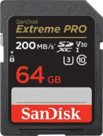 SanDisk 64GB Extreme PRO SDXC UHS-I 200MB/S