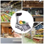 TMA-30KG 20 17 Barcode Scale With Label Printer – 66.14 Lbs Capacity, Dual Display, Mobile App Control, Small Ticket & Barcode Printing, For Retail & Grocery Use - Image 9