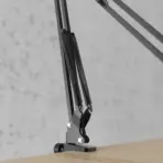 FIFINE CS1 Scissor Boom Arm Mic Stand – Black, Metal Suspension Arm with Heavy-Duty Clamp, 3/8"-5/8" Adapter, Foldable, Adjustable for Gaming, Studio & Streaming - Image 10
