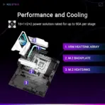 ASUS ROG STRIX Z890-A GAMING WIFI Z890 LGA 1851 ATX Motherboard, Intel® Core™ Ultra Series 2 Ready, Advanced AI PC-ready, 16+2+1+2 stages, DDR5, WiFi 7, 2.5G, 5x M.2, Thunderbolt™ 4, USB Type-C, AI OC | SLIVER  - Image 3