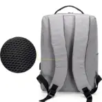 Laptop Backpack - for Tablets & Laptops up to 15.6" - Waterproof - Electronics Protection  - Scratchproof - Travel Friendly - Organized Compartments - USB Charge Port - Slim Casual Business Design - Heavy Duty - 42 x 12 x 30 cm - GREY - Image 18