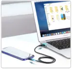 UGREEN USB 3.0 Type A Male To Type C Male Cable, 2 meters Nickel Plated, Data Transfer And Charging Support, Up To 5Gbps Speed And 3A Charging | BLACK ~ 20884 - Image 5