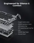 GravaStar Mercury V75 Pro Hall Effect Gaming Keyboard With Gateron HE Magnetic Jade Switch, 8000Hz Polling Rate, 0.005mm Precision, 256K Scan Rate, Adjustable Actuation, Rapid Trigger, RGB Lighting, Semi-Aluminum Build | Cyberpunk - Image 8