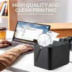 Xprinter  XP-80T POS Thermal Receipt Printer, 80mm , Auto Cutter, Cash Drawer Connection Port, USB / USB+Lan Interface, Support Windows/Mac/Linux, Restaurant Kitchen Printer for ESC/POS - With 1 roll Paper - Image 10