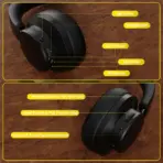 ATTACK SHARK G500 Ultra-Light Dual-Mode Gaming Headset With Bluetooth 5.3, 3.5mm Wired Connection, 210g Design, Hybrid Noise Cancelling, 40mm Drivers, Omnidirectional Mic | BLACK  - Image 8
